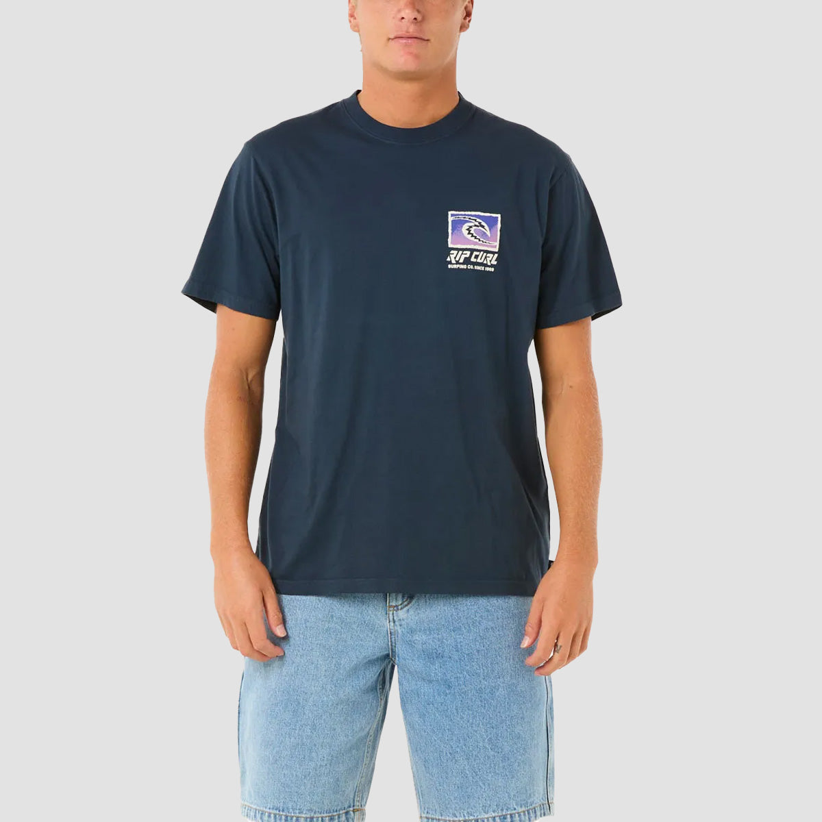 Rip Curl Raw Energy Trad T-Shirt Dark Navy