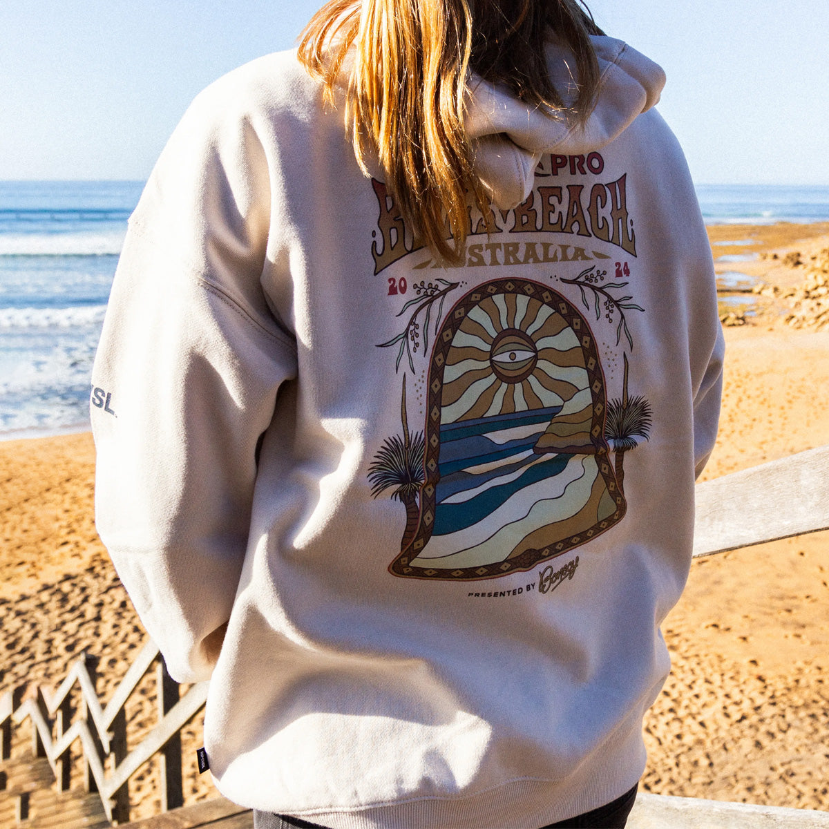Rip Curl Rip Curl Pro 2024 Pullover Hoodie Vintage White
