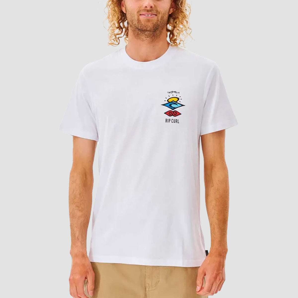 Rip Curl Search Icon T-Shirt White