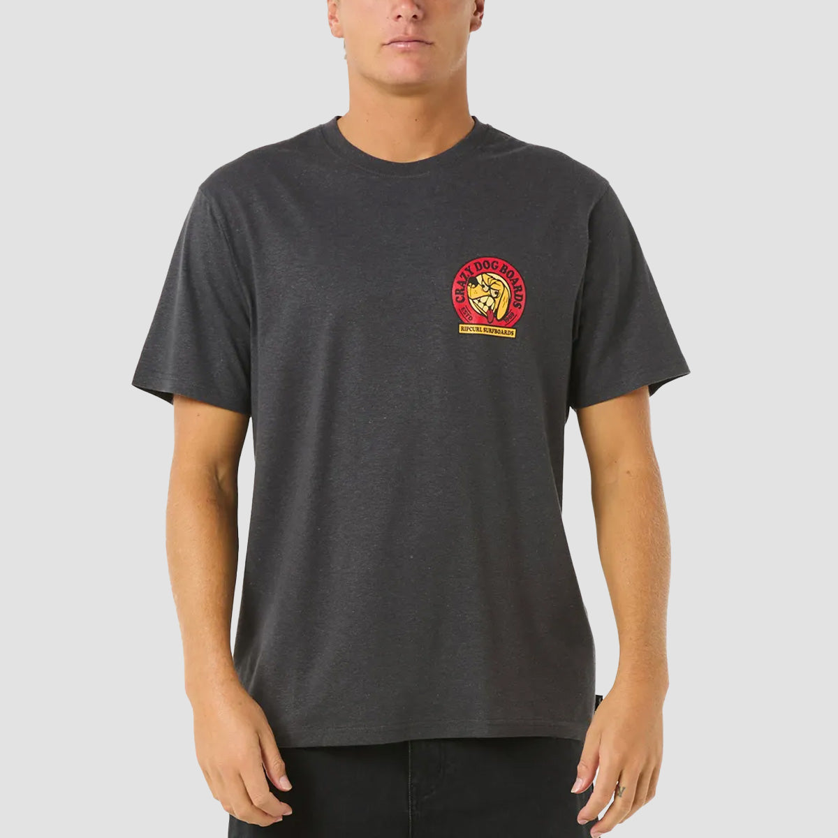 Rip Curl Shaper Address T-Shirt Washed Black