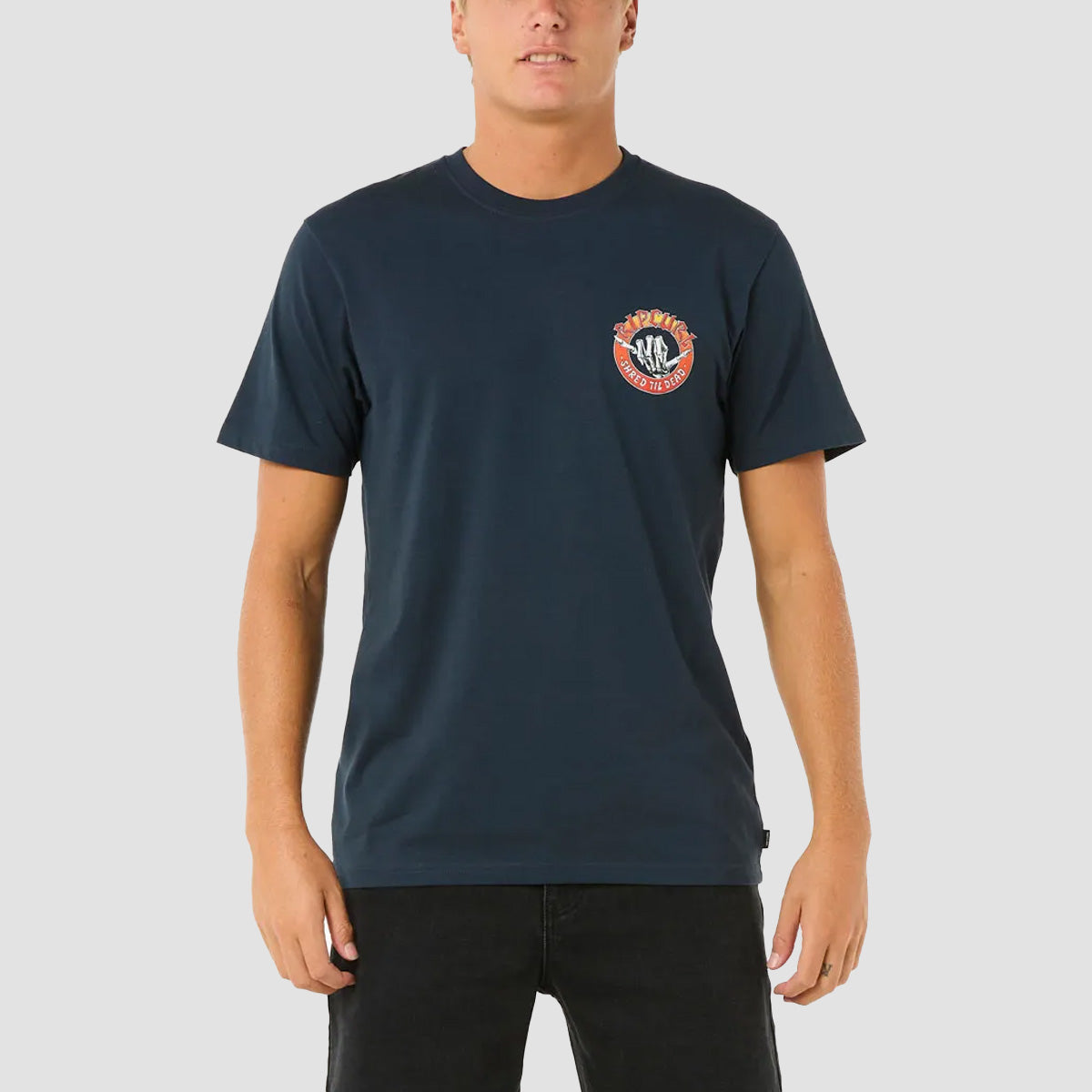 Rip Curl Shred Til T-Shirt Dark Navy