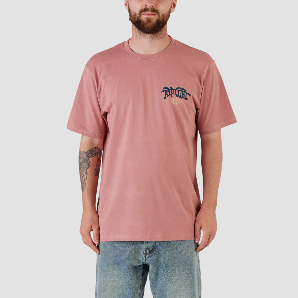 Rip Curl Shred Till Dead T-Shirt Mushroom