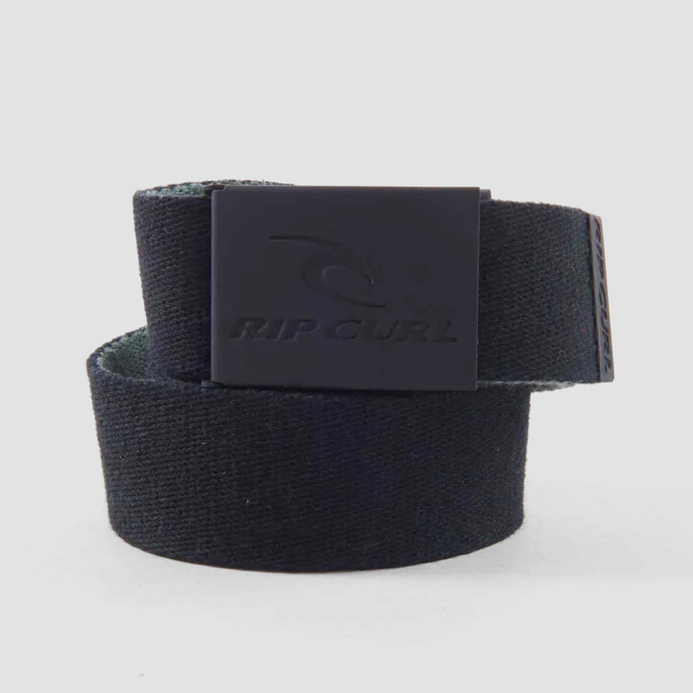 Rip Curl Snap Revo Webbed Belt Black/Olive