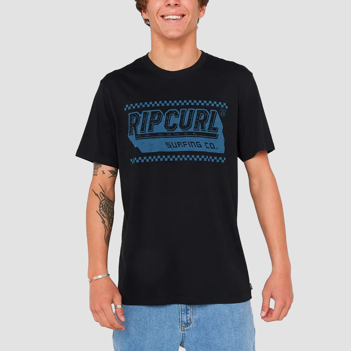 Rip Curl Sportline Invader T-Shirt Black