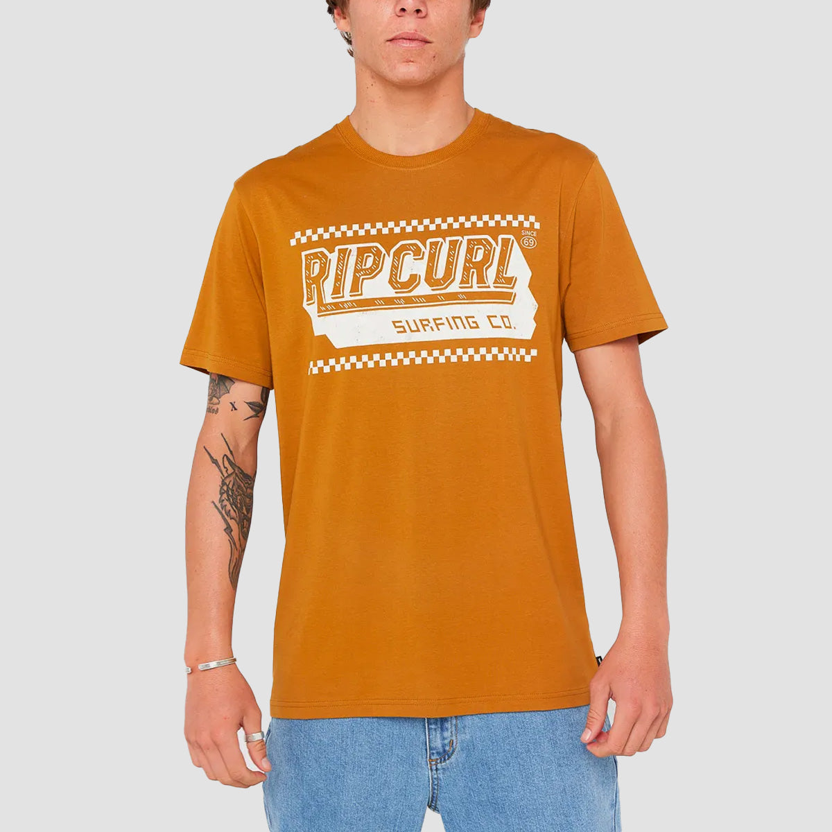 Rip Curl Sportline Invader T-Shirt Bronze