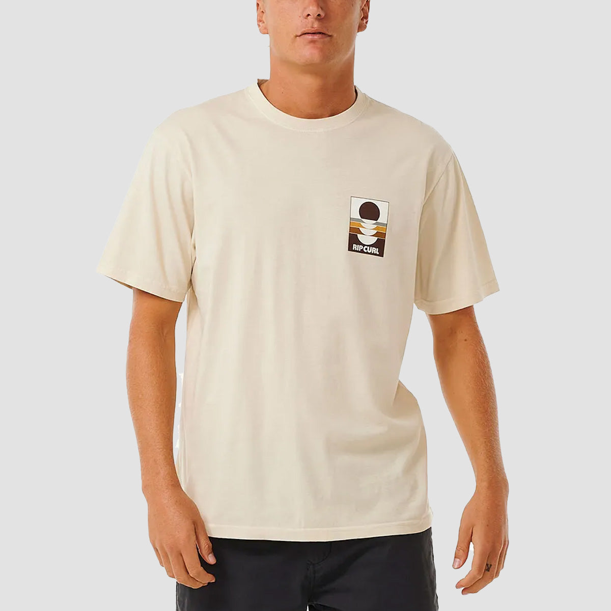 Rip Curl Surf Revivial Peaking T-Shirt Vintage White