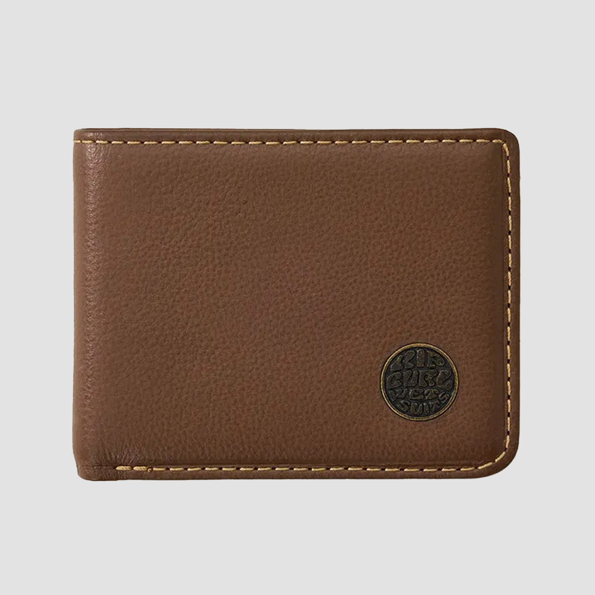 Rip Curl Wetsuit Logo RFID All Day Wallet Brown