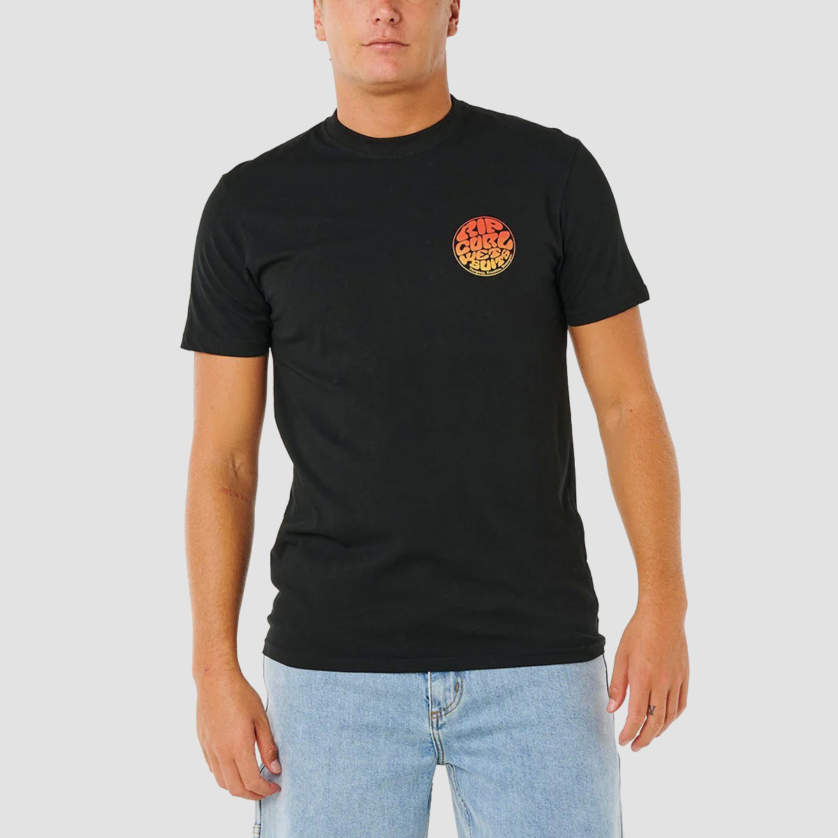 Rip Curl Wettie Passage Icon T-Shirt Black