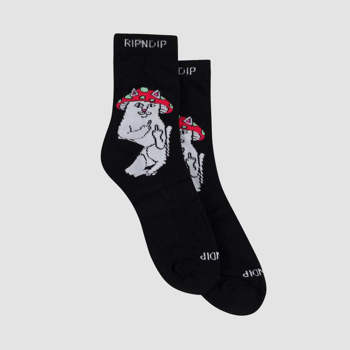 Ripndip Lord Shroomy Mid Socks Black