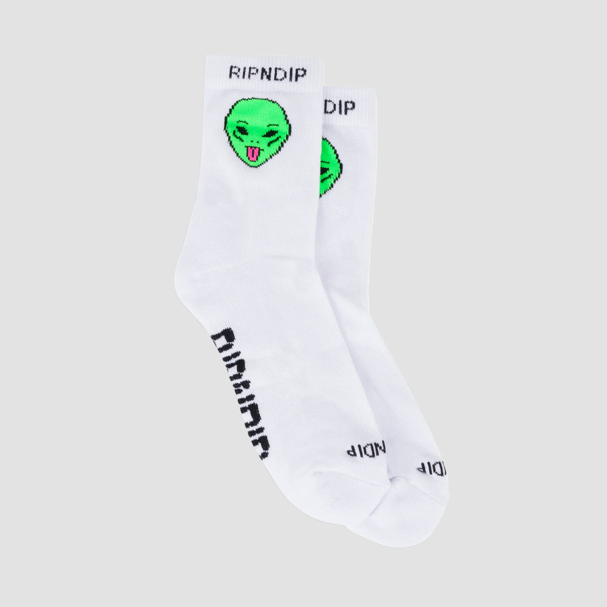 Ripndip We Out Here Mid Socks White