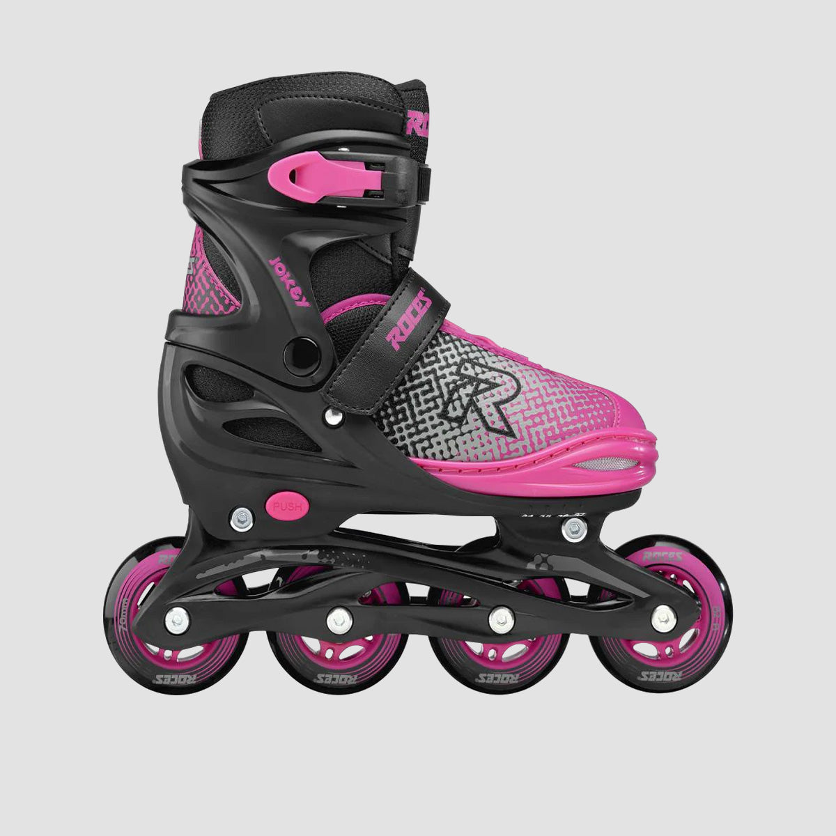 Roces Jokey X Adjustable Inline Skates Black/Pink - Kids