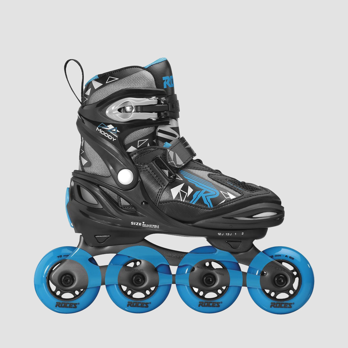 Roces Moody TIF Inline Skates Black/Astro Blue - Kids