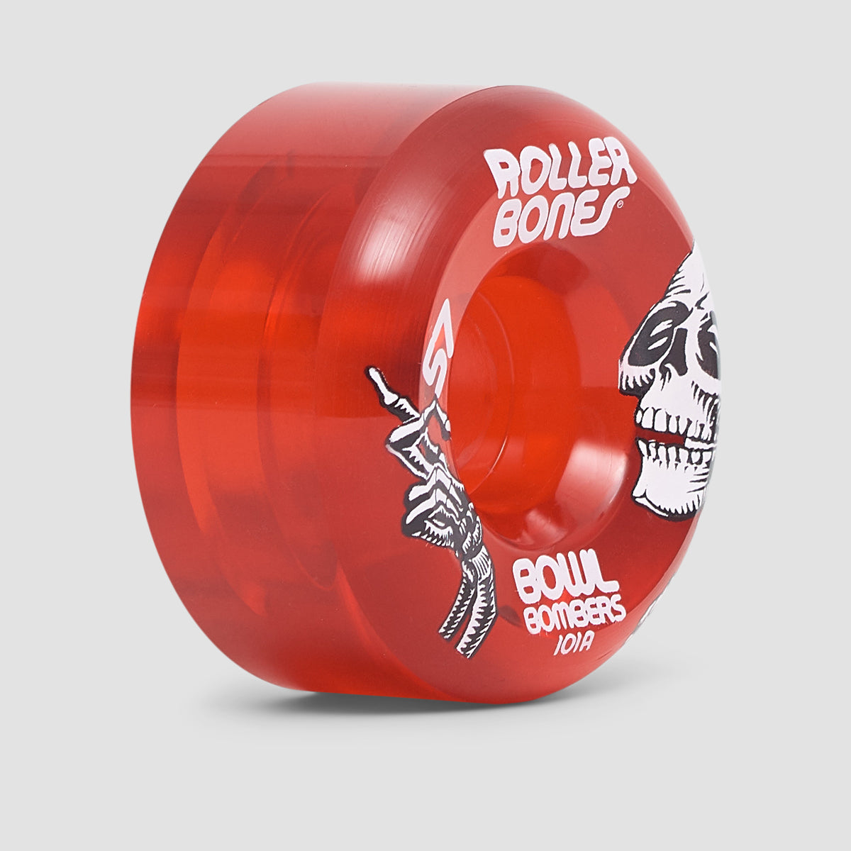 Rollerbones Bowl Bombers 101a Quad Wheels x8 Red 57mm