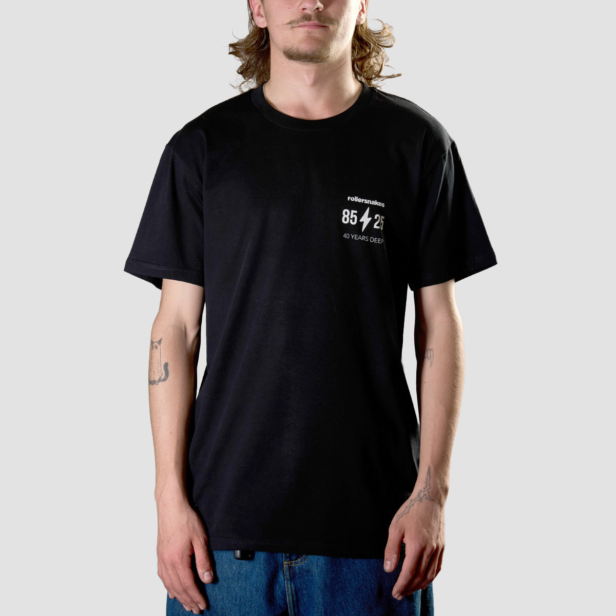 Rollersnakes Lewis T-Shirt Black