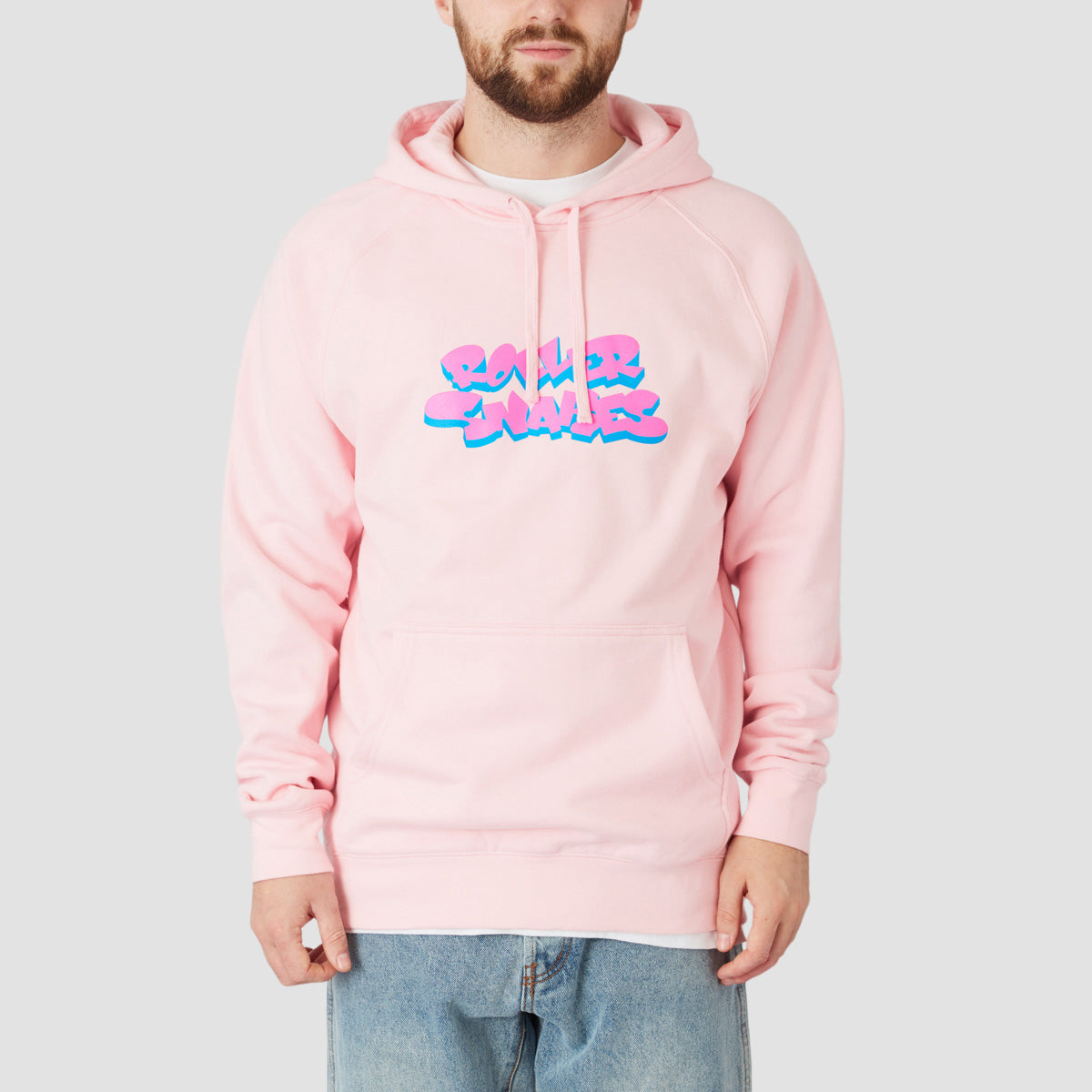 Rollersnakes Marian Pullover Hoodie Light Pink