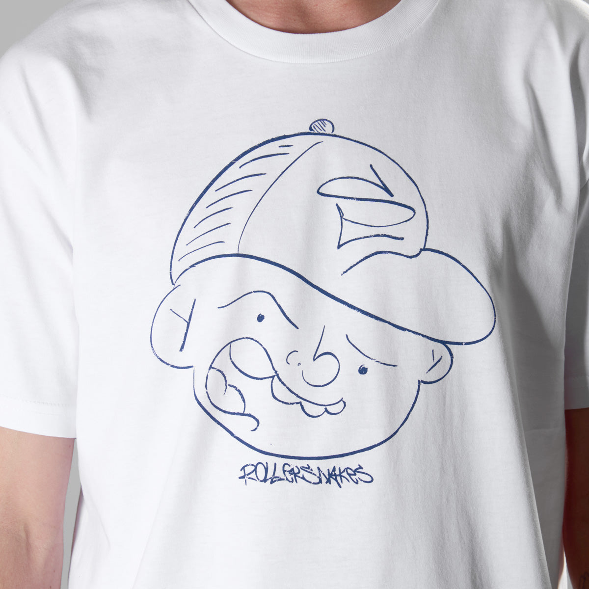 Rollersnakes Sam Oversize T-Shirt White