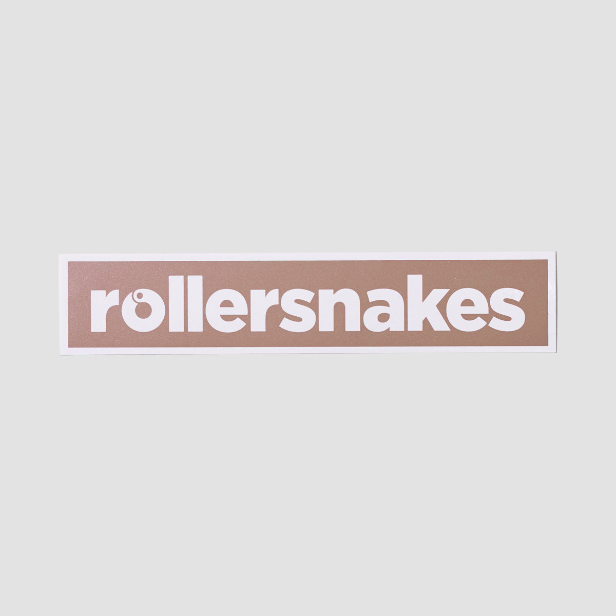 Rollersnakes WordMark Sticker Bronze 200x41mm