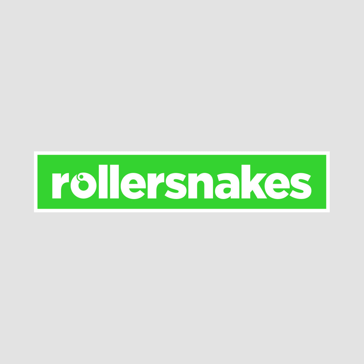 Rollersnakes WordMark Sticker Flugreen 200x41mm
