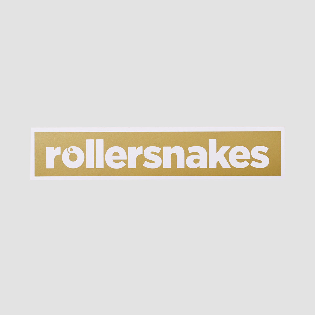 Rollersnakes WordMark Sticker Gold 200x41mm
