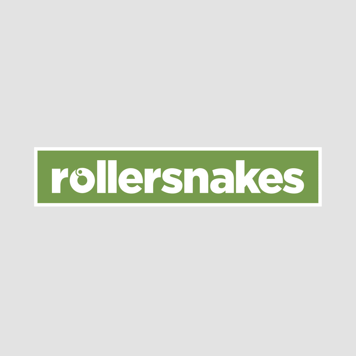 Rollersnakes WordMark Sticker Leaf Green 200x41mm