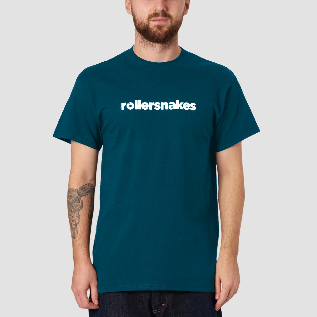 Rollersnakes WordMark T-Shirt Midnight