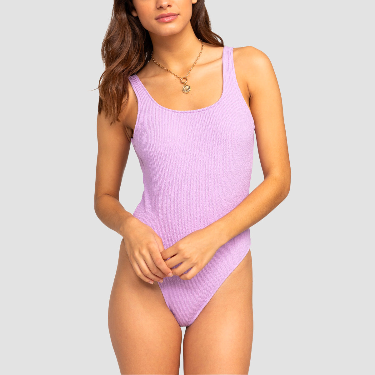 Roxy Aruba One-Piece Swimsuit Crocus Petal - Womens
