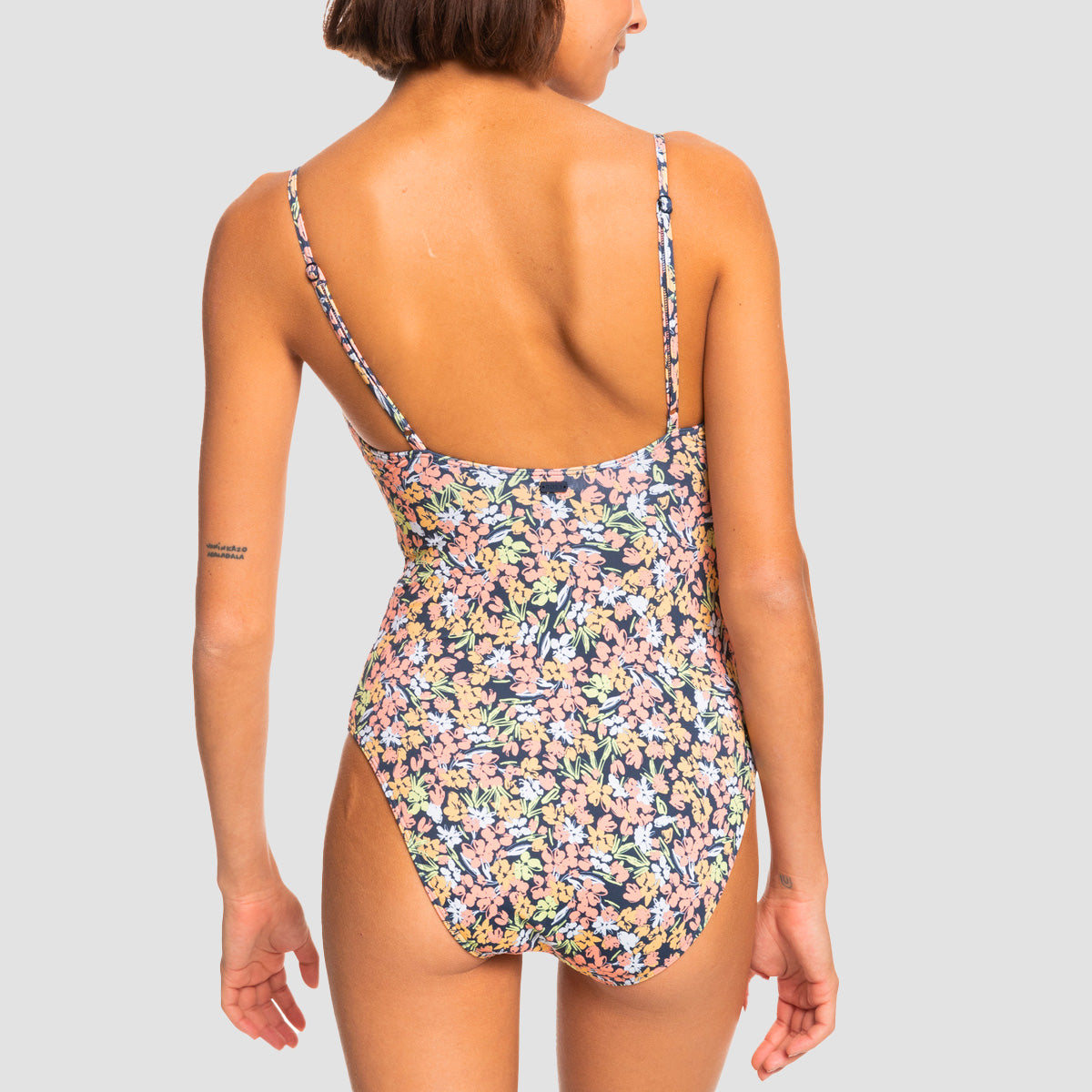 Roxy Beach Classics One-Piece Swimsuit Mood Indigo Ditsy Love - Womens
