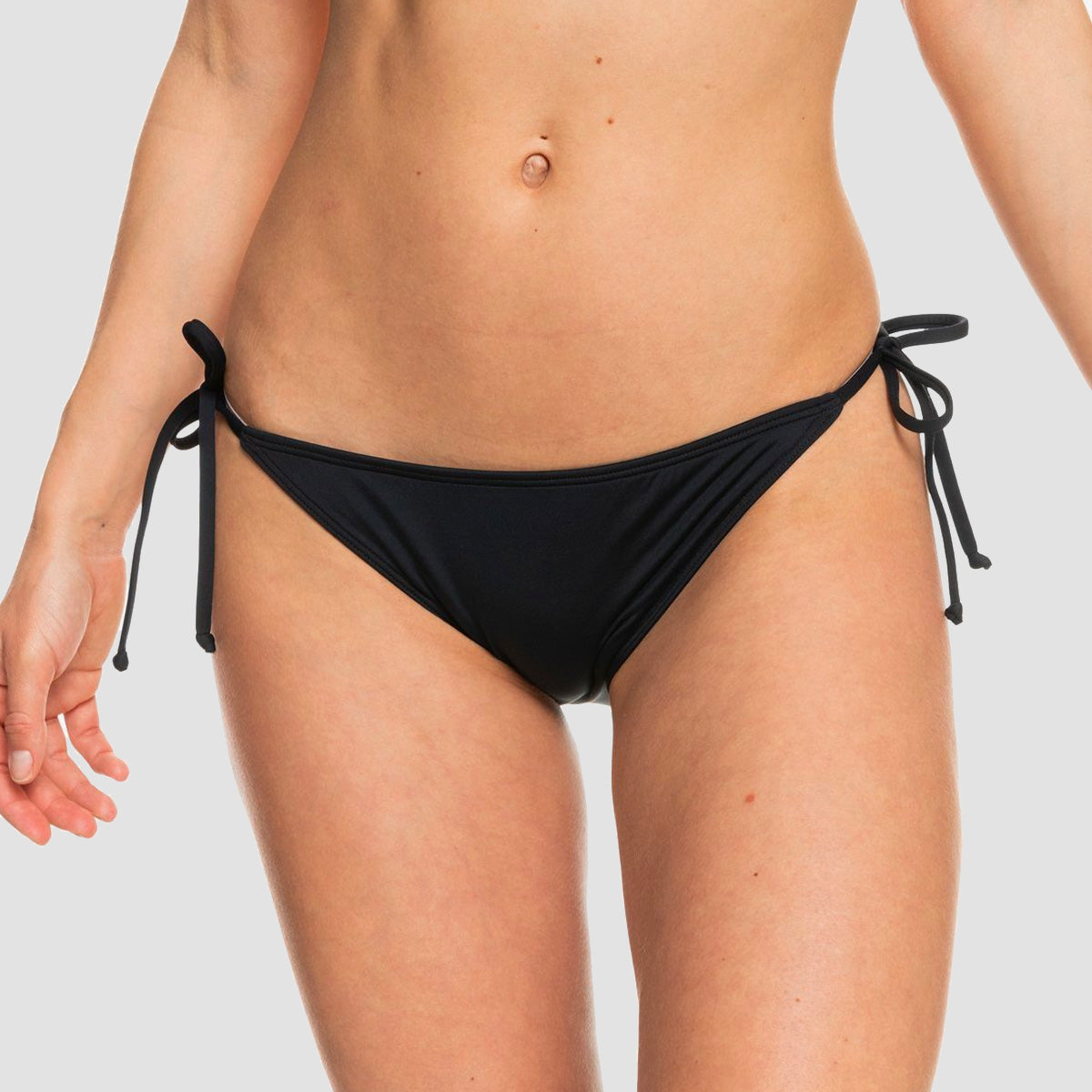 Roxy Beach Classics Tie-Side Bikini Bottoms Anthracite - Womens