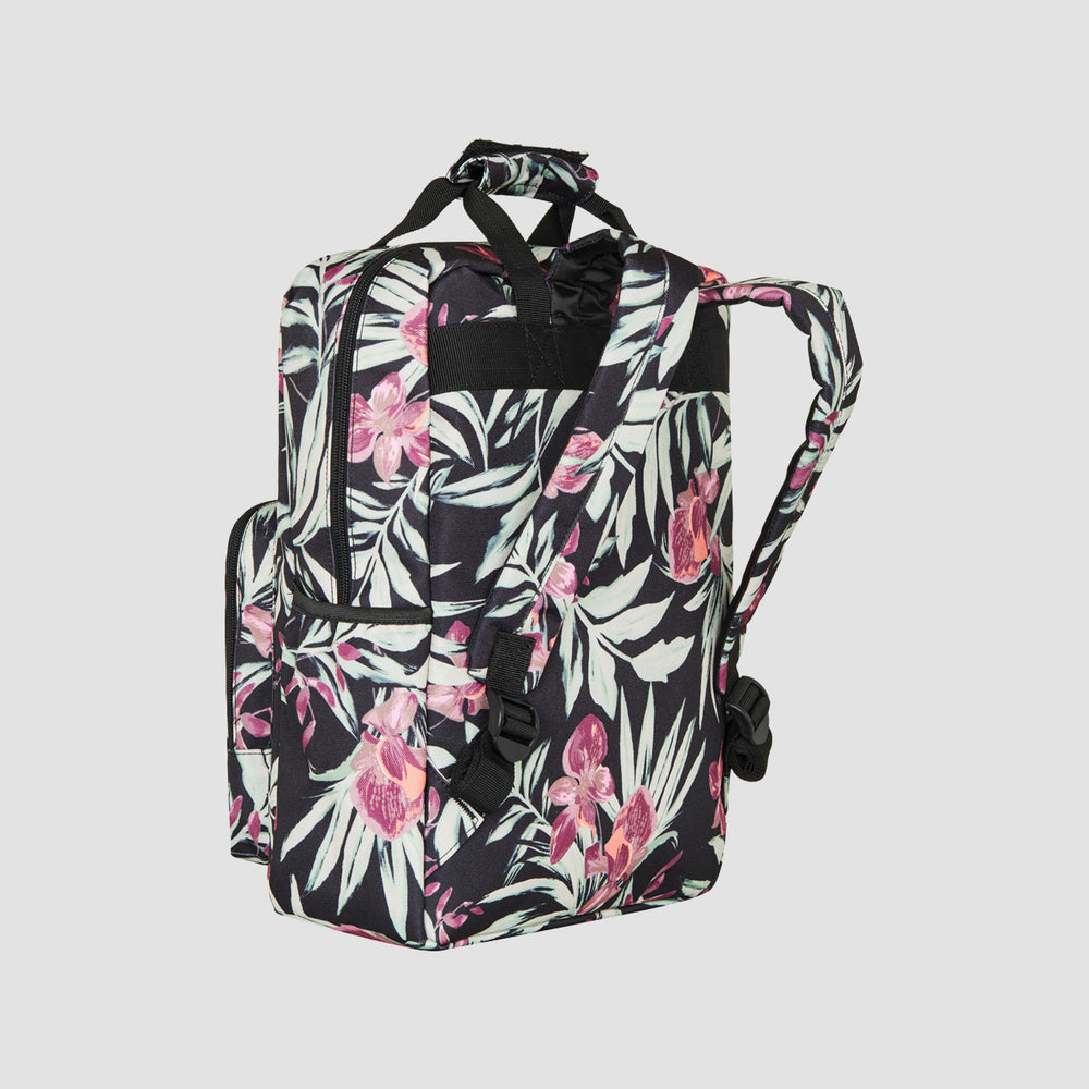 Roxy Better With Sun 11.4L Backpack Anthracite Wind Swept Floral - Wom