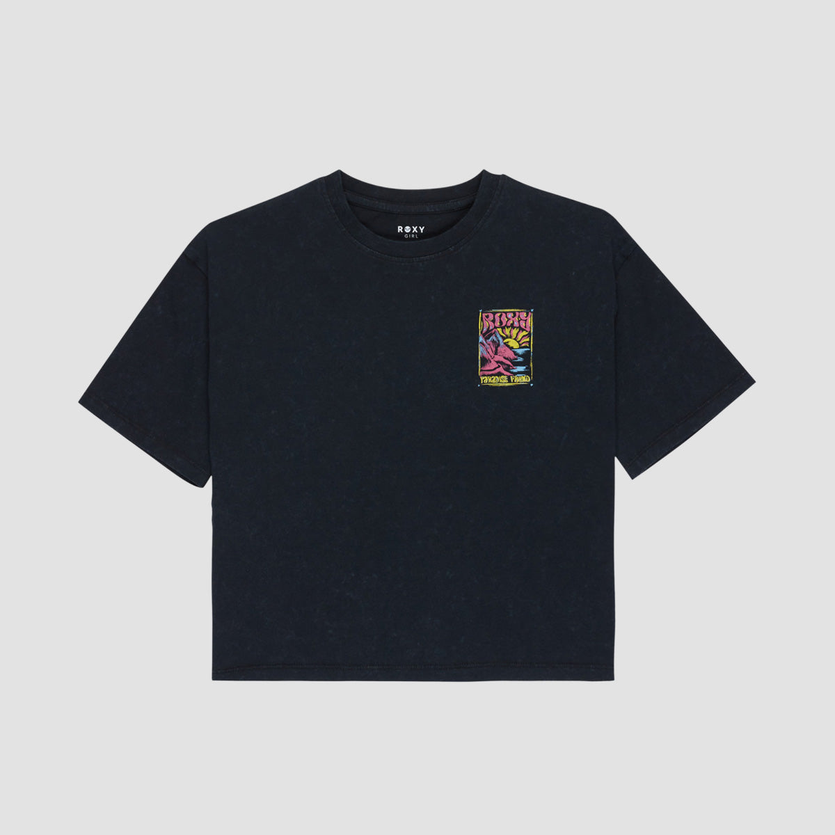 Roxy Daisy Season T-Shirt Anthracite - Girls