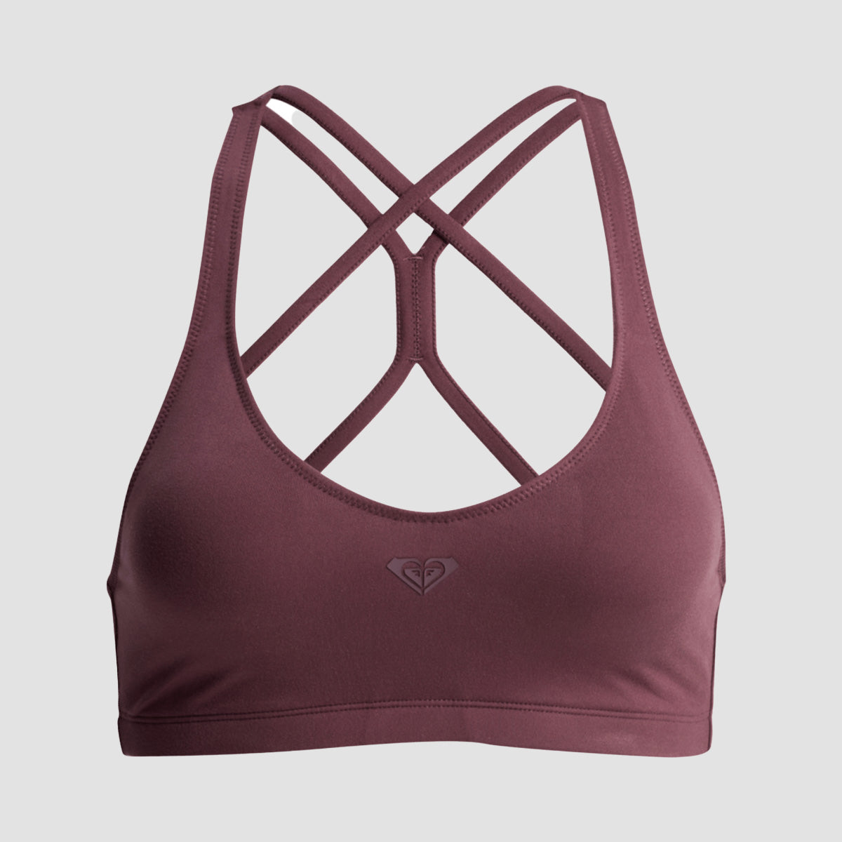 Roxy Heart Into It Sports Bra Huckleberry - Womens