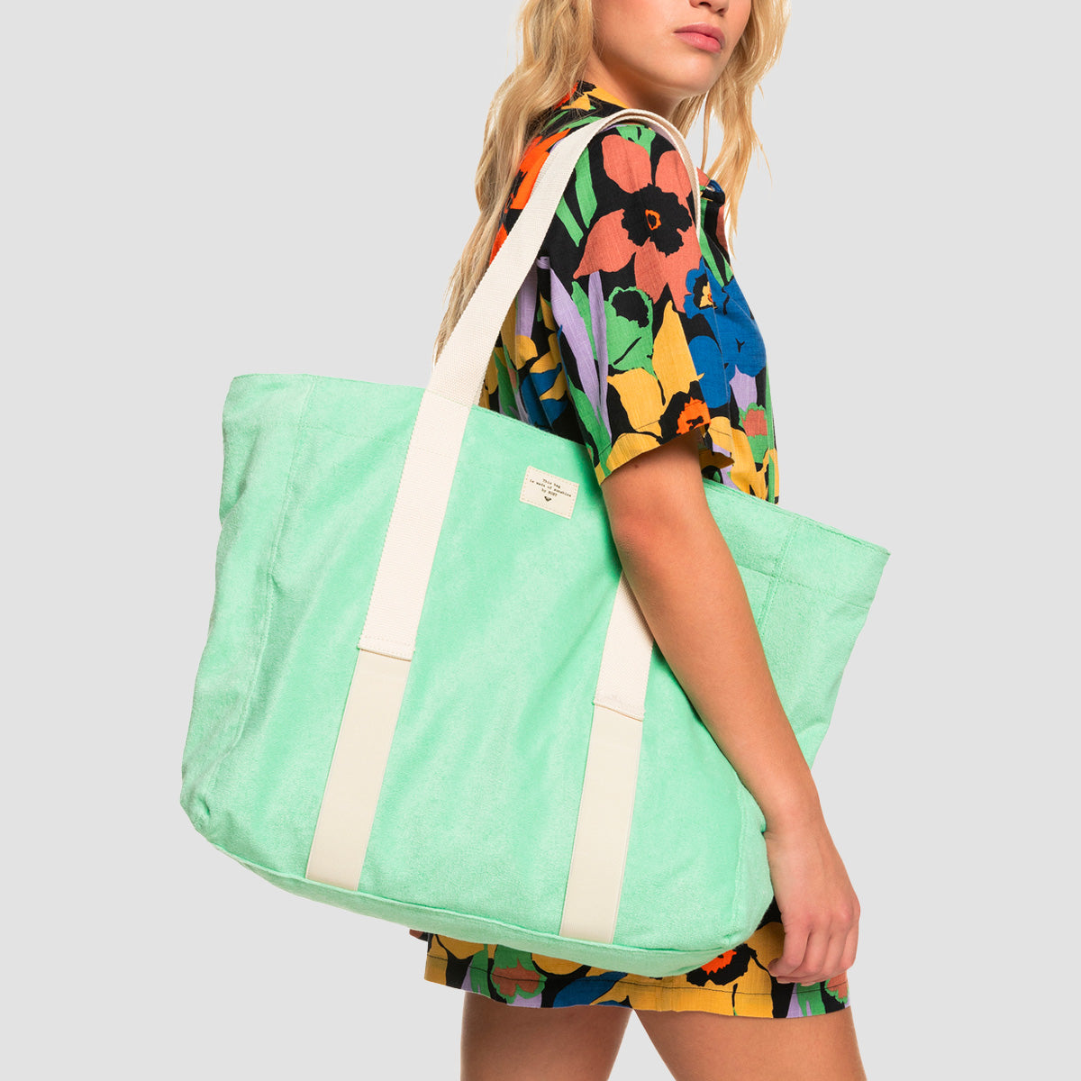 Roxy Kiwi Colada Tote Bag Absinthe Green - Womens