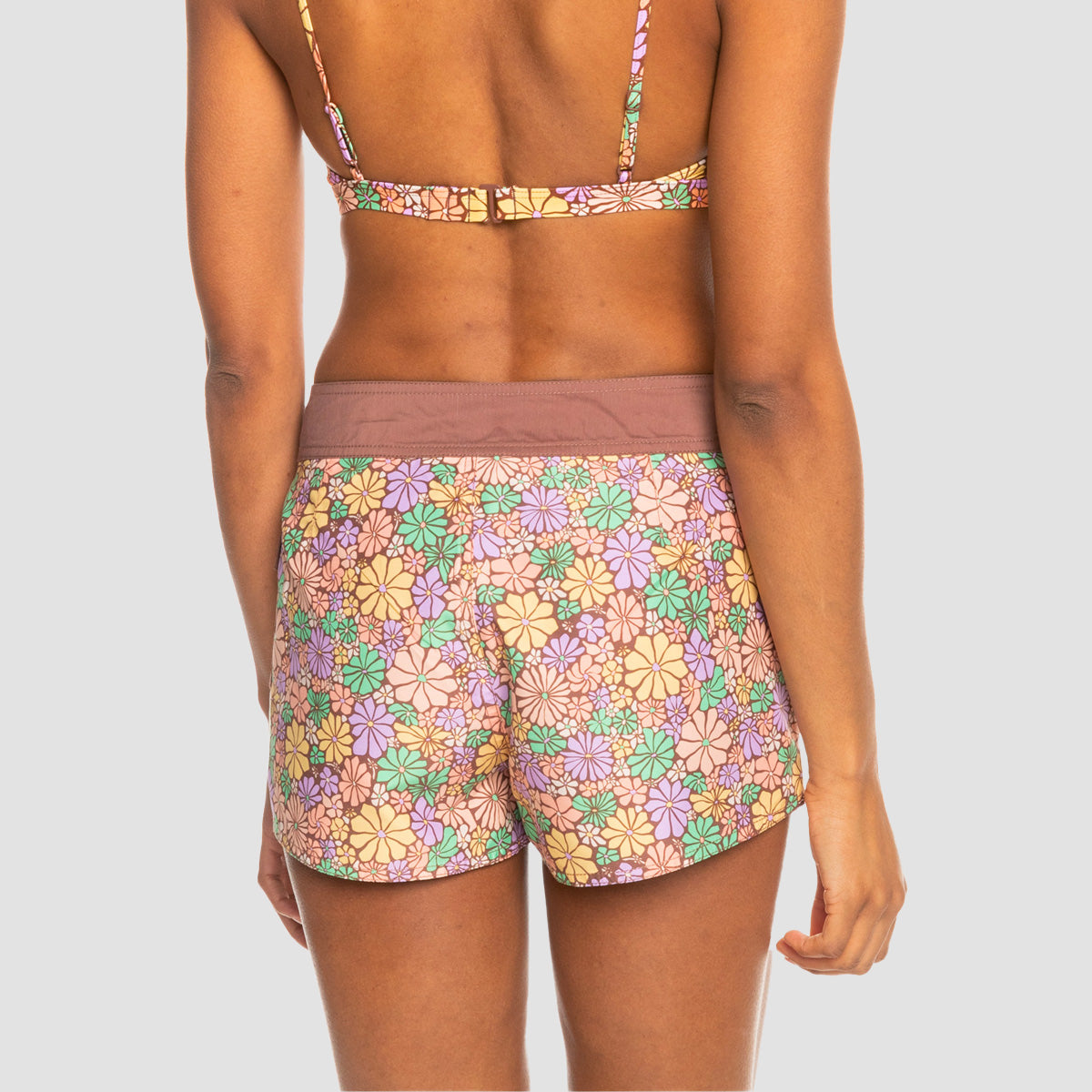 Roxy New Fashion 2" Boardshorts Root Beer All About Sol Mini - Womens