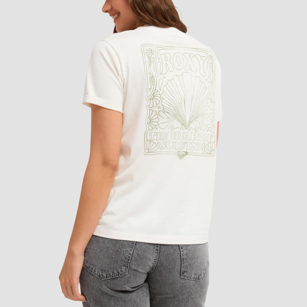 Roxy Ocean FB T-Shirt Coconut Milk - Womens