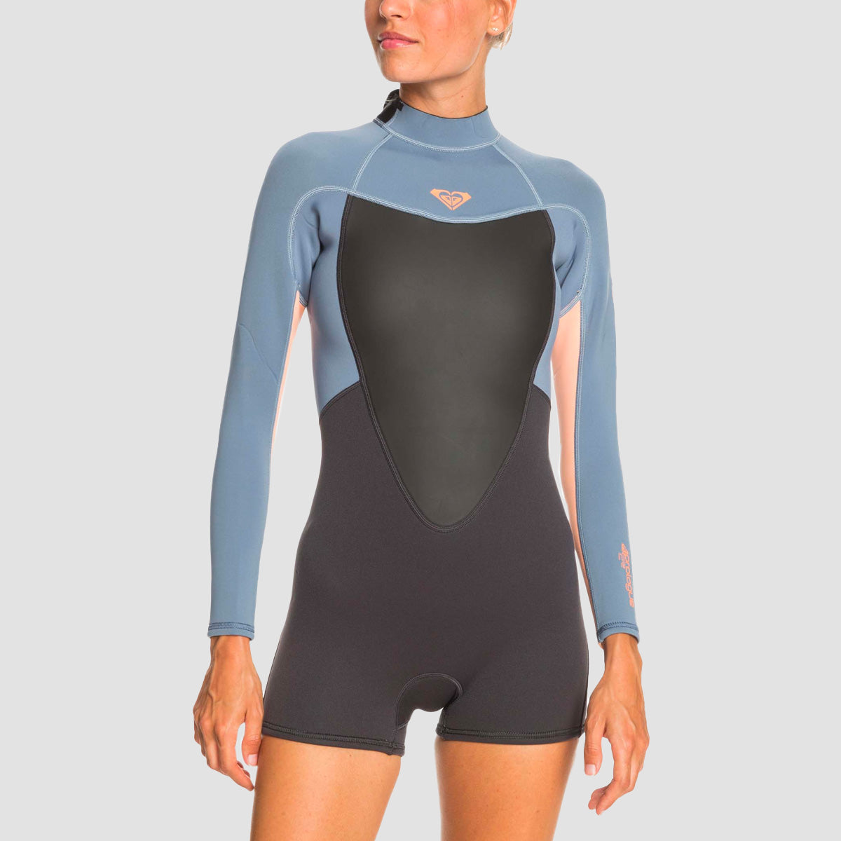 4/3mm Swell Series Back Zip Wetsuit - Anthracite Paradise Found S