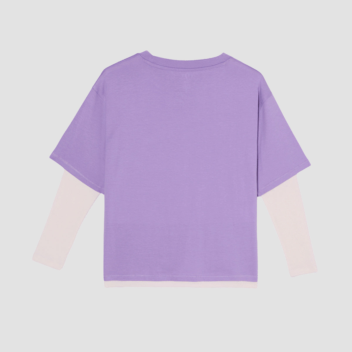 Roxy Rain Falls Oversized Double Sleeve T-Shirt Viola - Girls