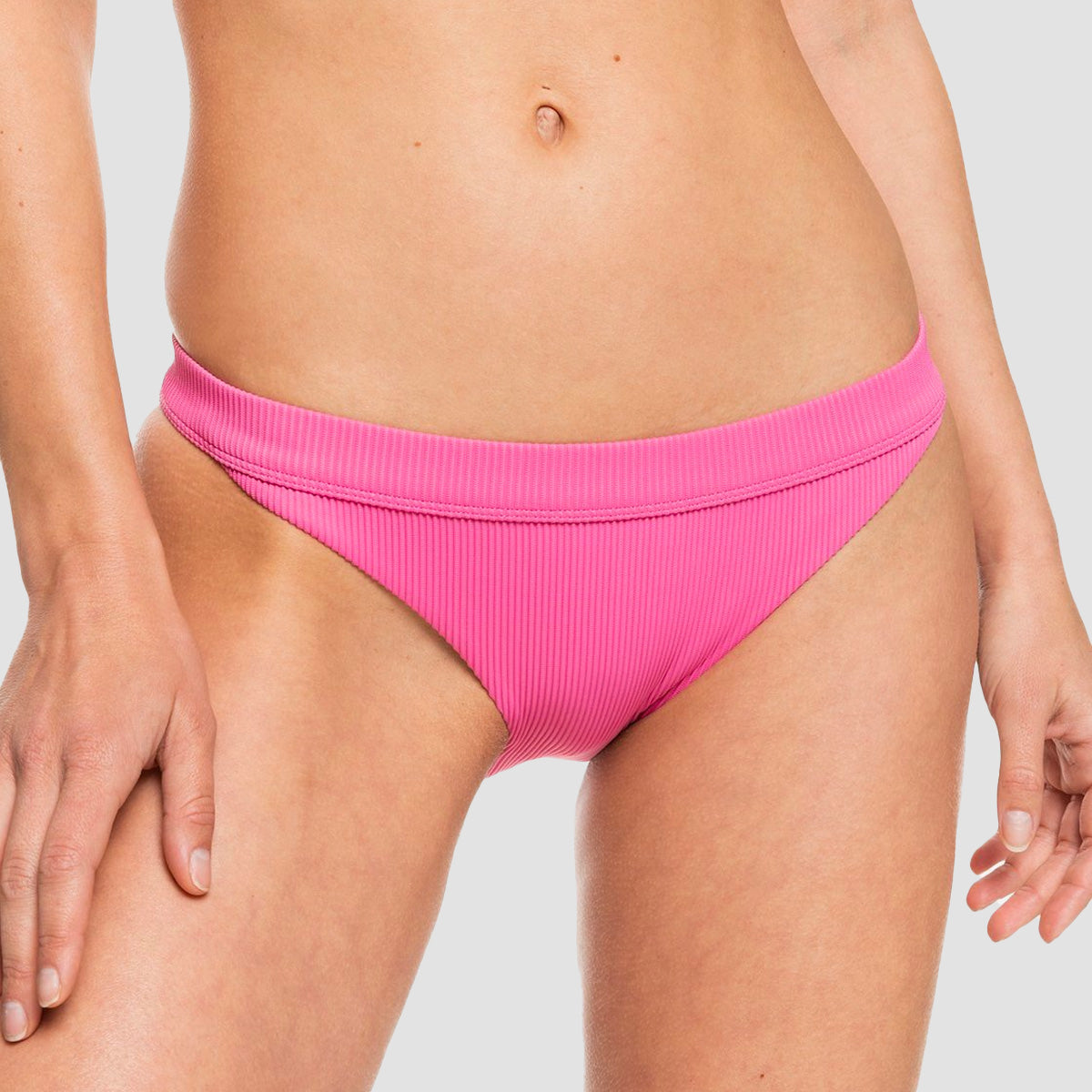 Roxy Rib Roxy Love The Surfrider Bikini Bottoms Pink Guava - Womens