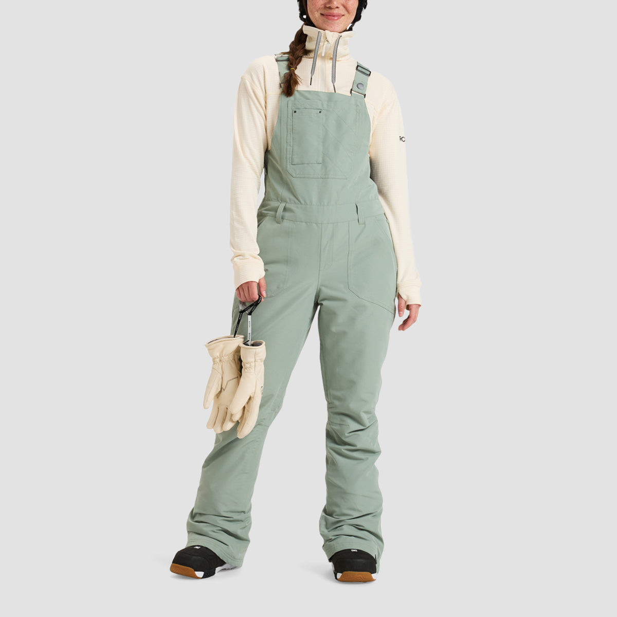 Roxy Rideout Bib 15K Snow Pants Lily Pad - Womens