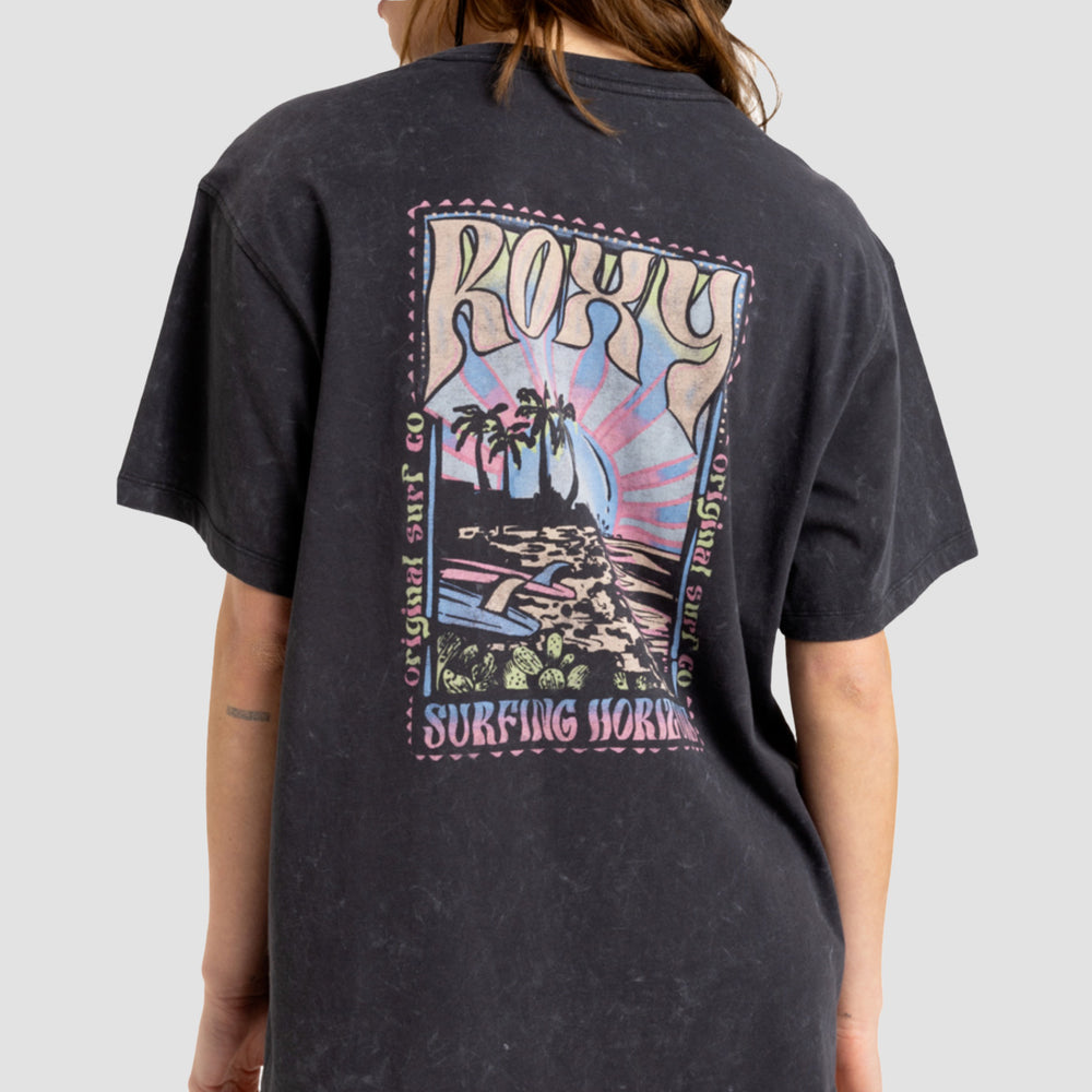 Roxy Sunnyoversize T-Shirt Phantom - Womens
