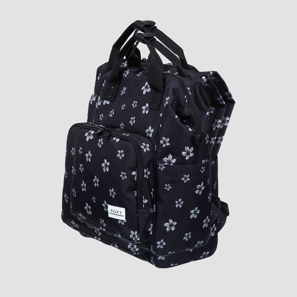 RyosuKKK Roxy Swifty 17.7L Backpack Anthracite Sol Searcher Ditsy - Womens