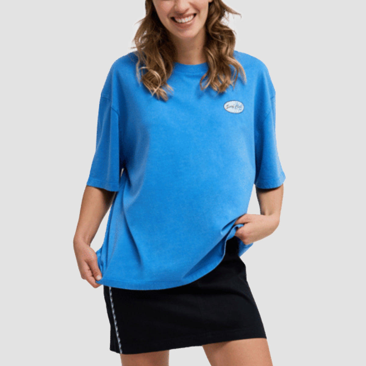 Roxy Tall Oversize Washed T-Shirt Super Sonic - Womens
