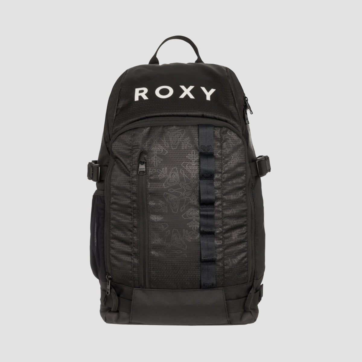 Roxy Tribute 23L Backpack True Black Snowflake Emboss - Womens