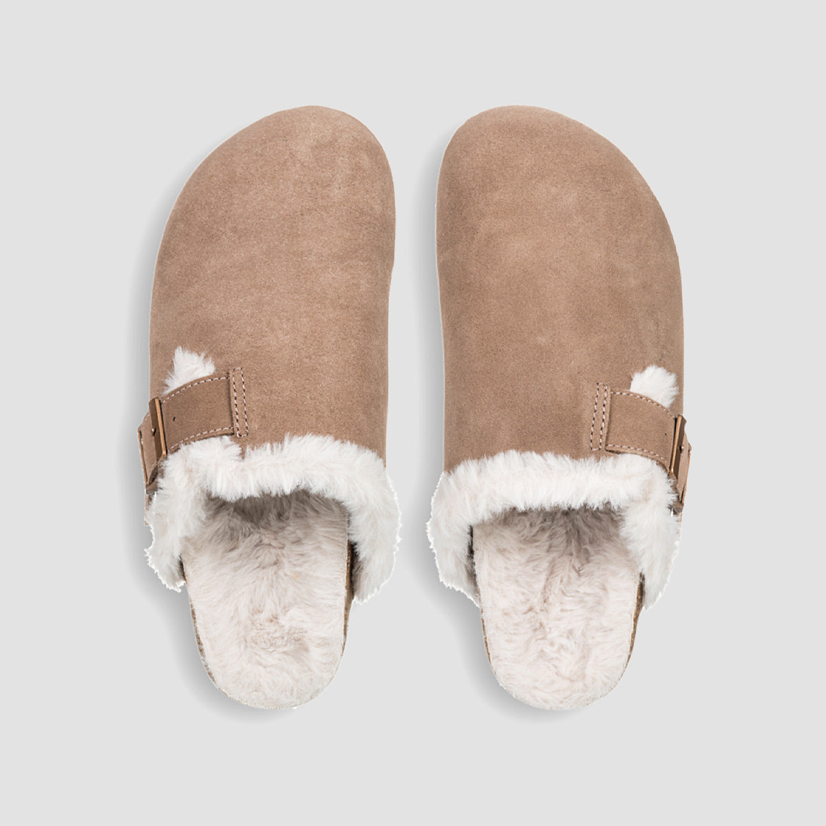 Roxy Zeliah Clog Sandals - Taupe - Womens