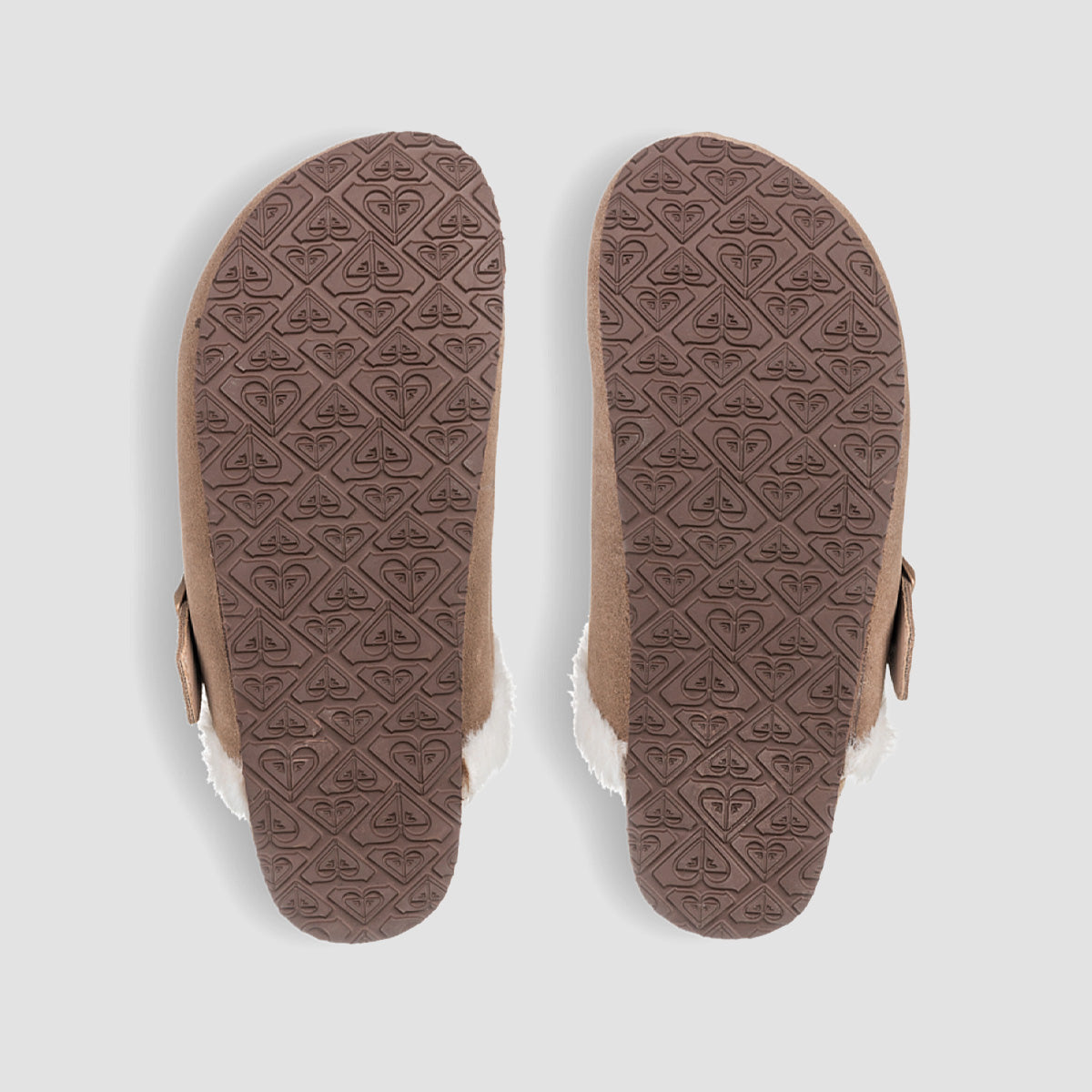 Roxy Zeliah Clog Sandals - Taupe - Womens