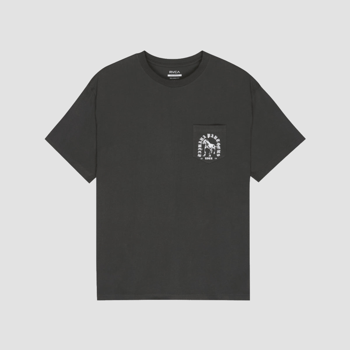 RVCA Bad Panther Pocket T-Shirt Pirate Black