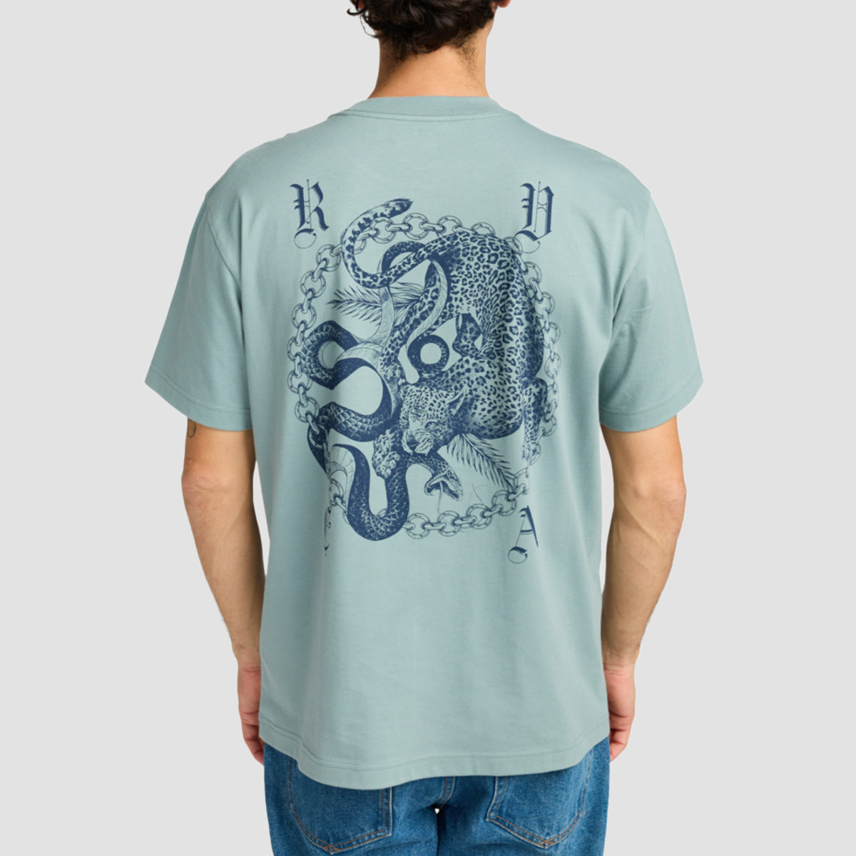 RVCA Benj Battle T-Shirt Lead