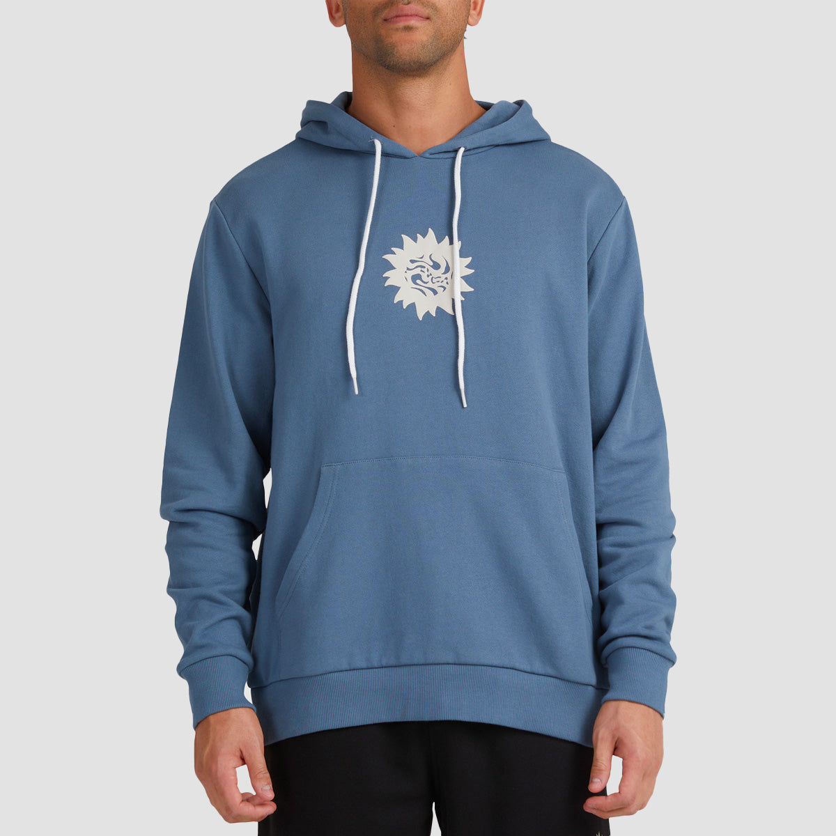 RVCA Breeze Pullover Hoodie Blue Dust