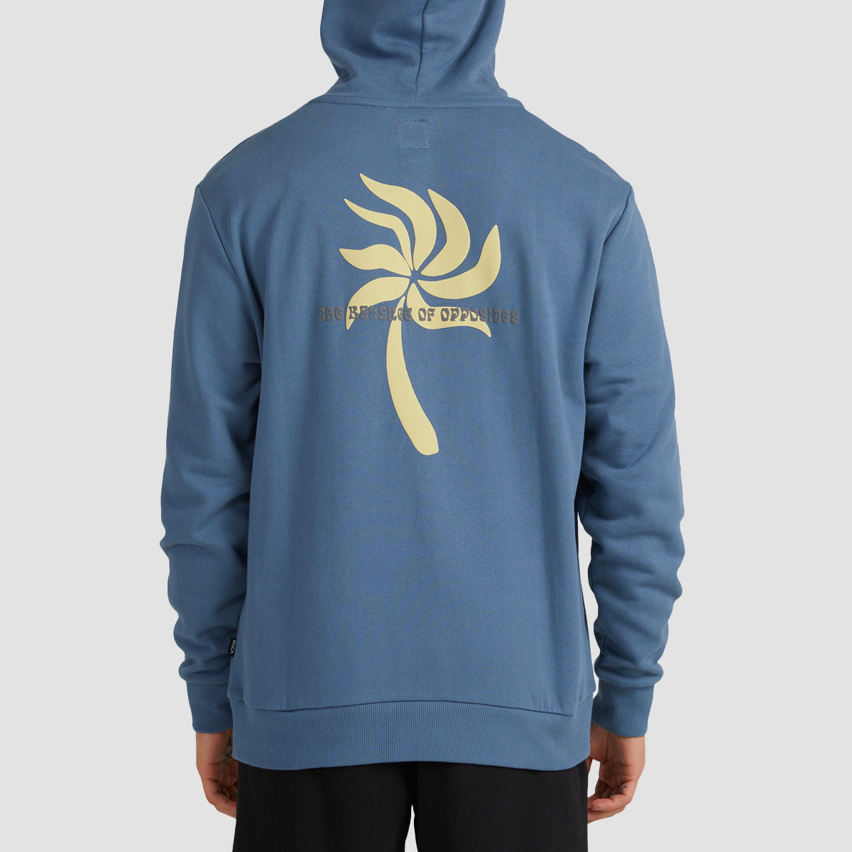 RVCA Breeze Pullover Hoodie Blue Dust