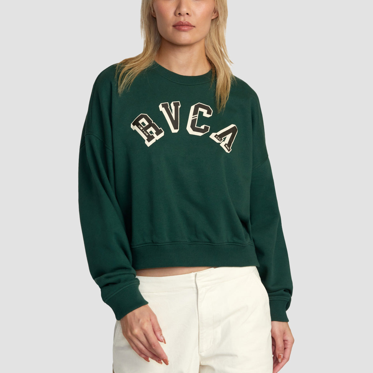 RVCA Court Zip Hoodie Pineneedle - Womens