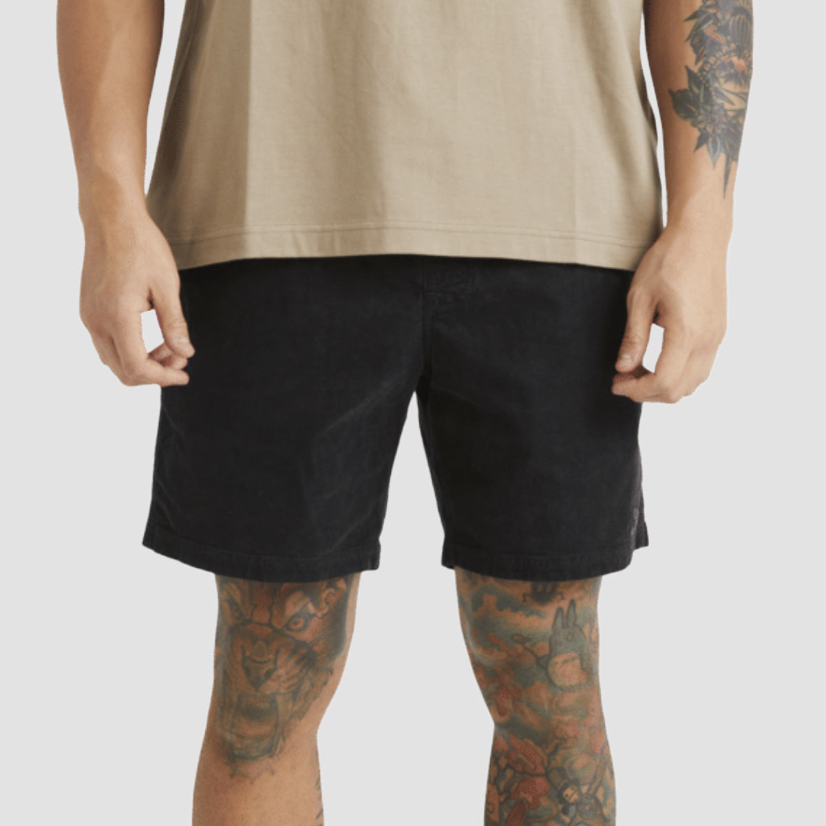 RVCA Escape II Cord Shorts Black